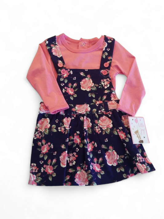Little joy flower romper baby set