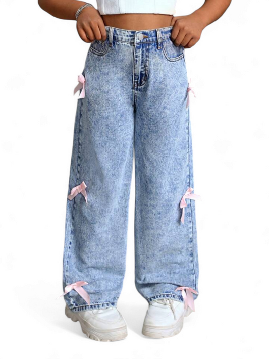 Coquette  long jeans girl pants