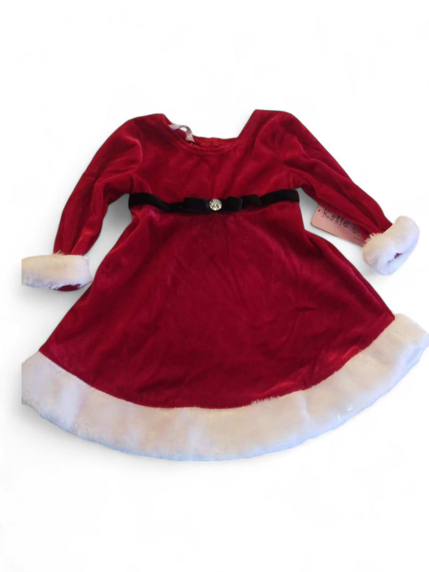 Mrs. Santa christmas baby dress