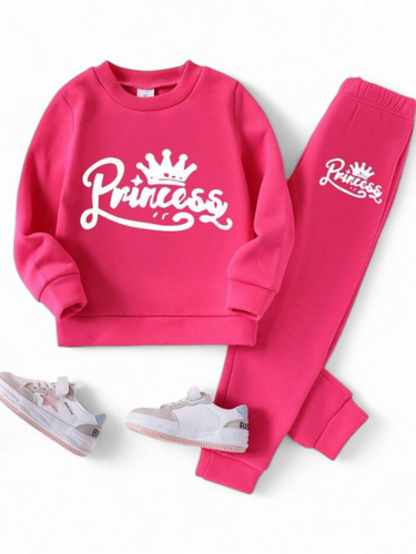Princess girl sweat set