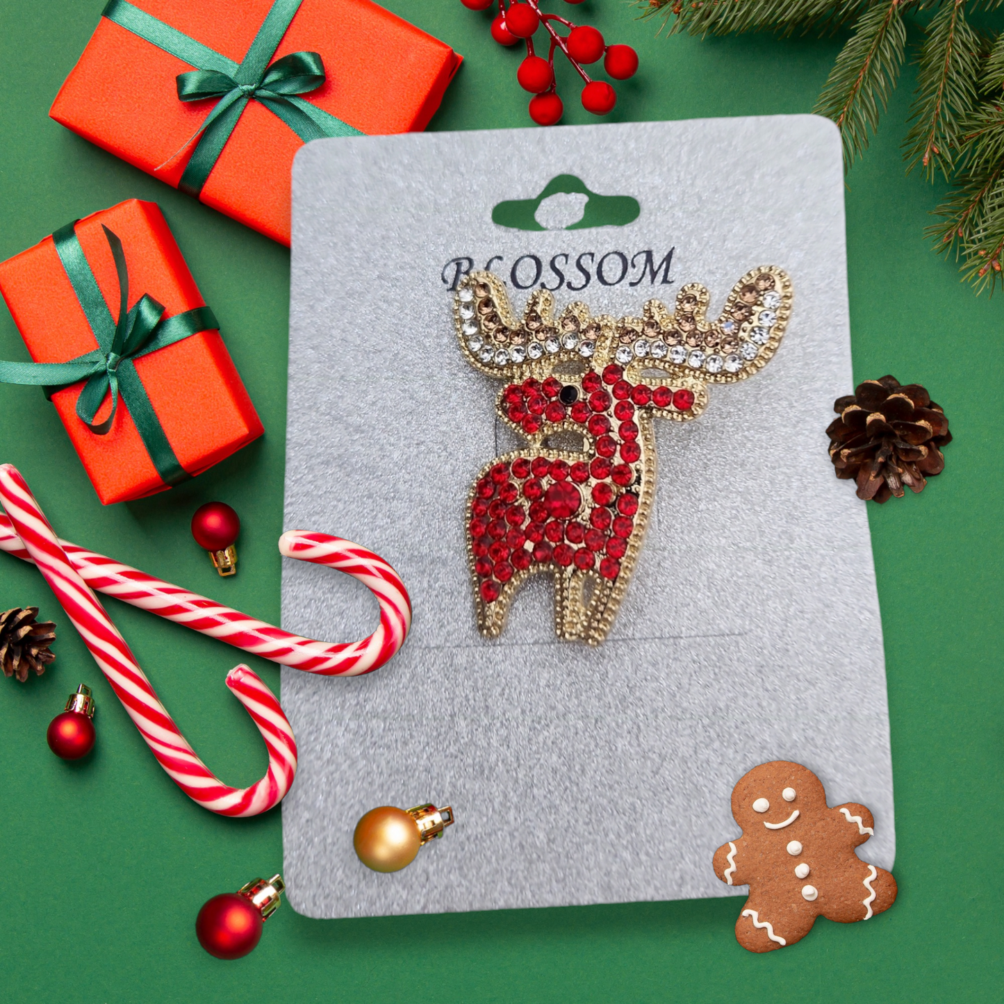 Christmas brooches