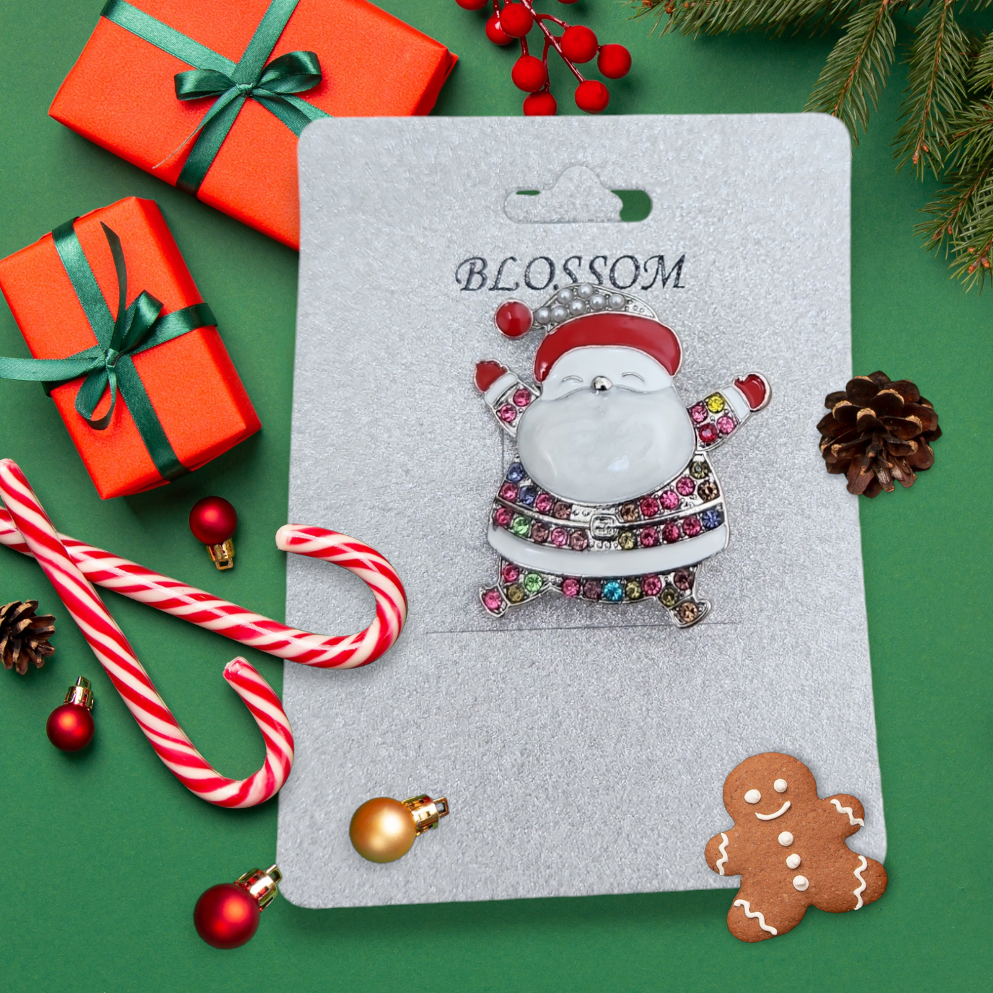 Christmas brooches