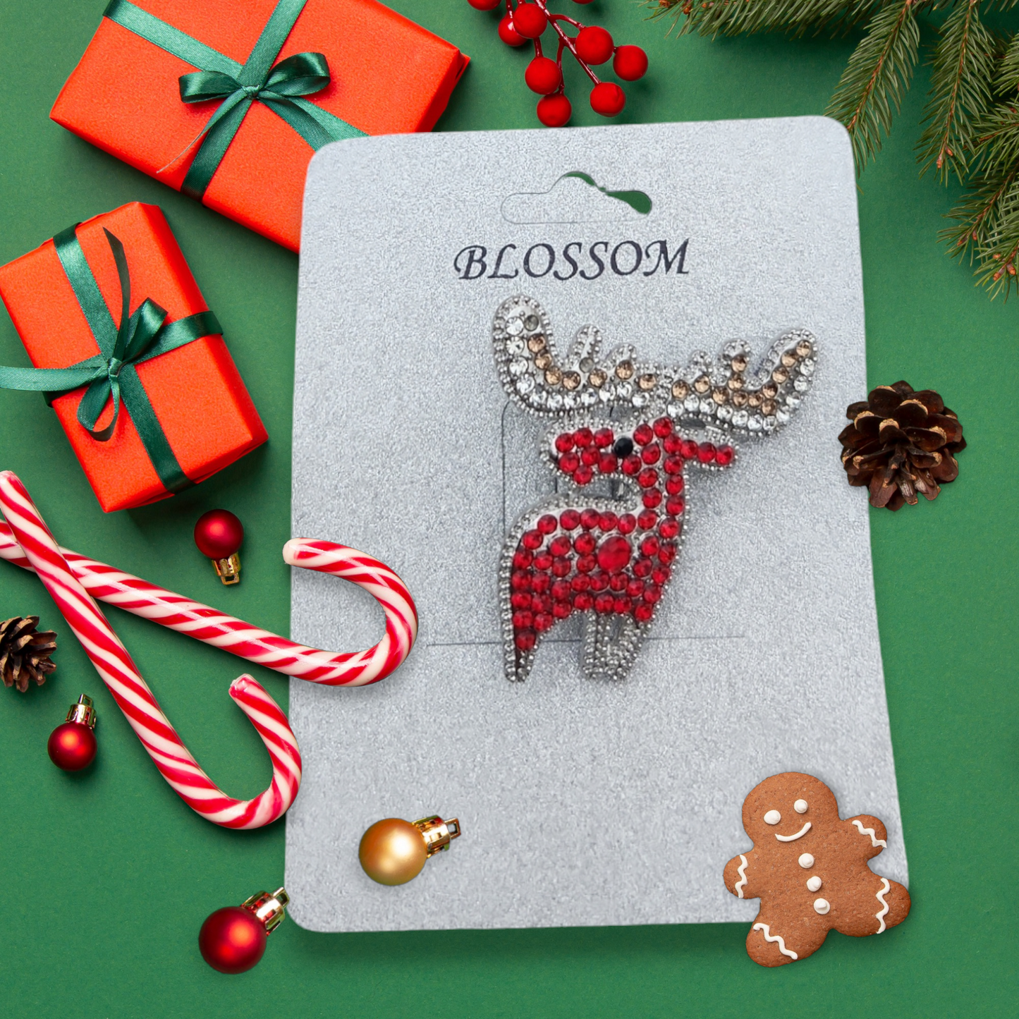 Christmas brooches