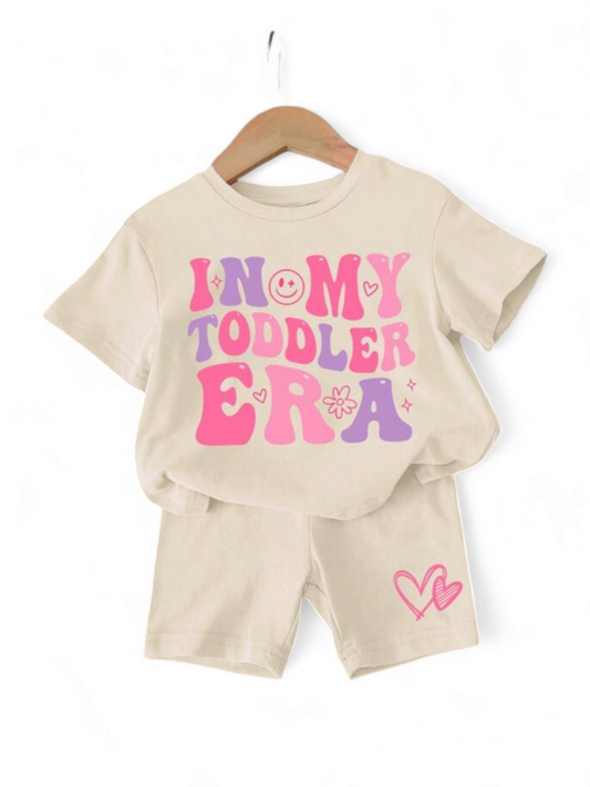 In my toddler era baby set shorts & t- shirt
