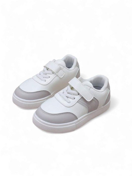 White & grey boy  sneakers