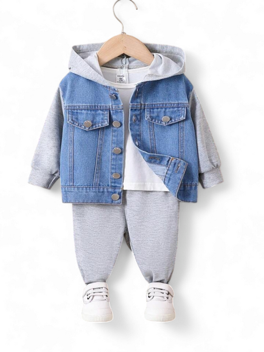 Baby set  jean jacket sweats