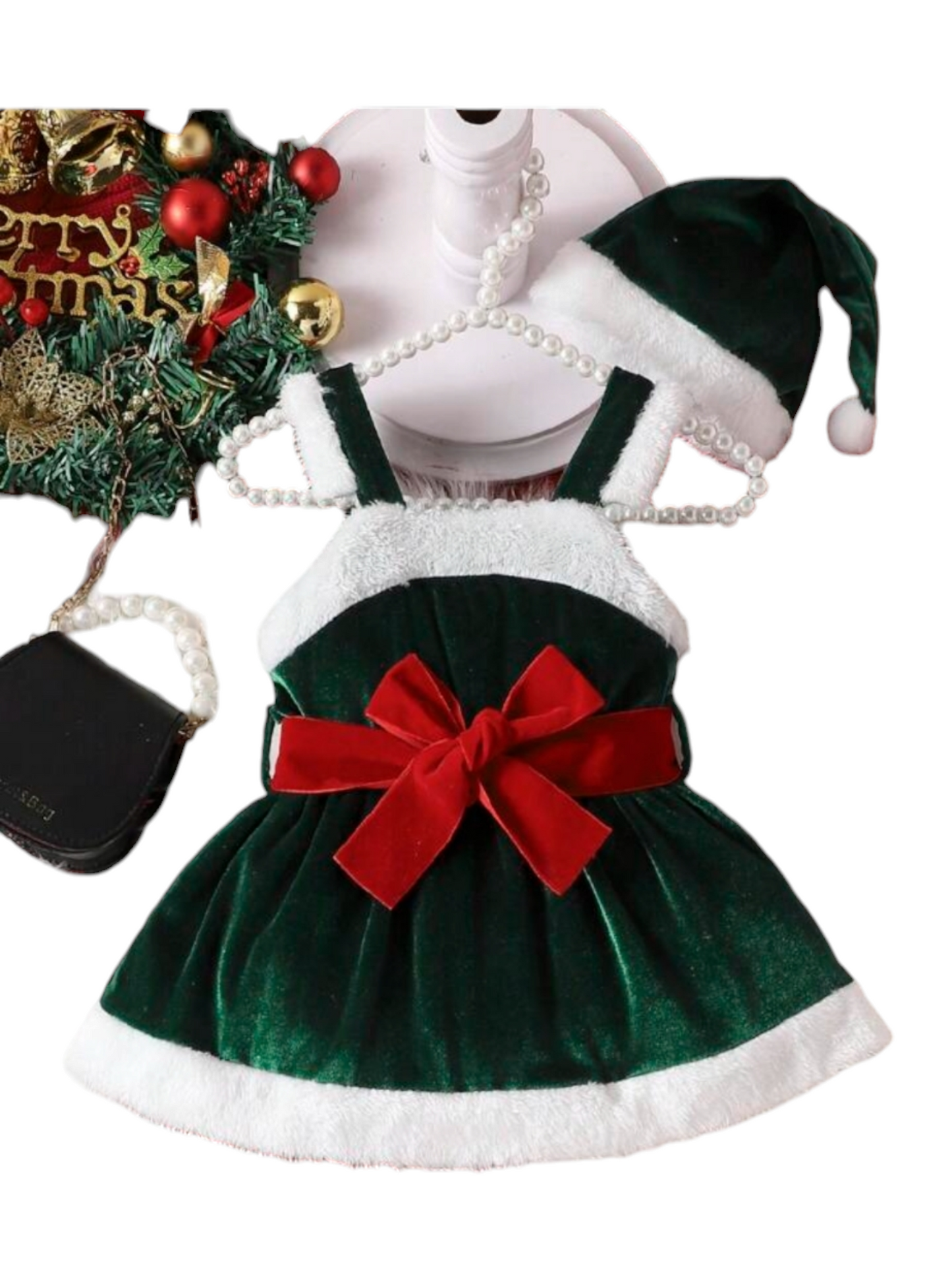 Baby Santa dress hat not included
