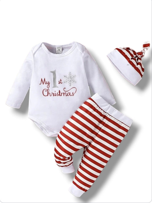My first Christmas baby set