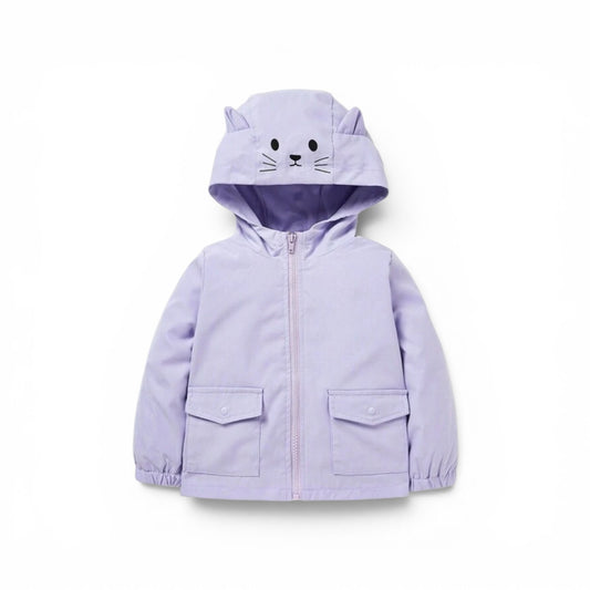 Newborn  Purple kitten jacket 2k6