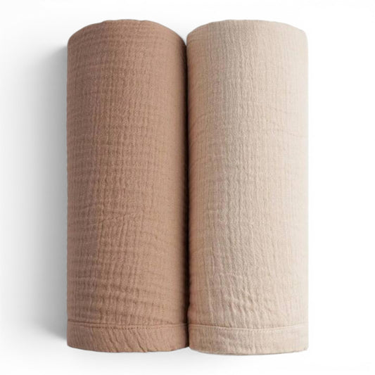 Muslin baby swaddling blanket