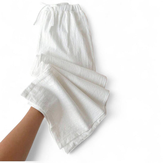 Girls white beach palazzo pants