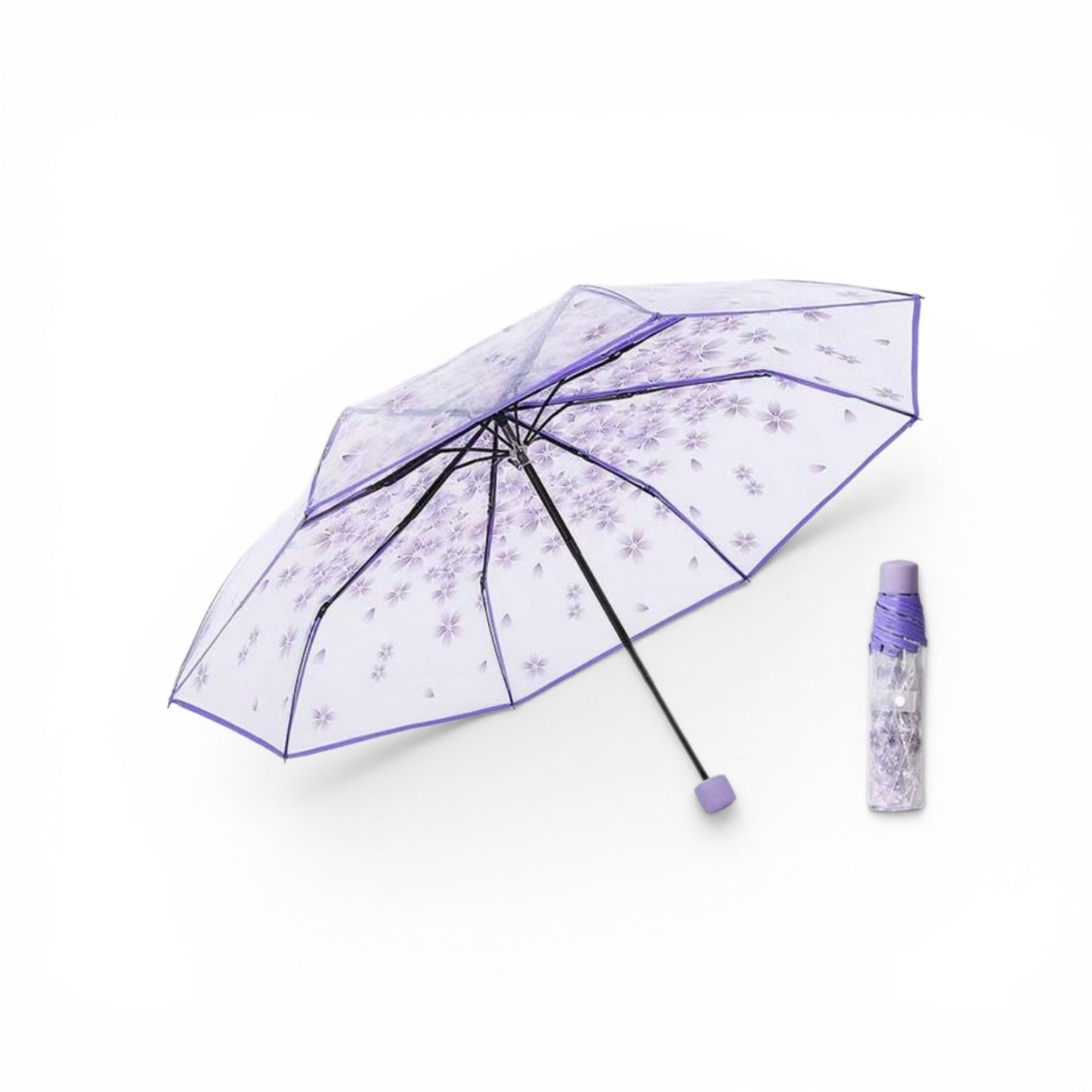 Purple cherry blossom girls umbrella