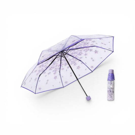 Purple cherry blossom girls umbrella