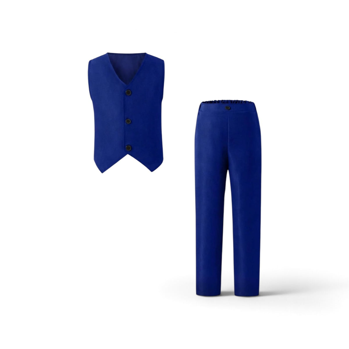 Boy 2pc royal blue vest set