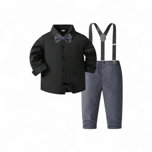 Black and grey boys formal suit 2k6