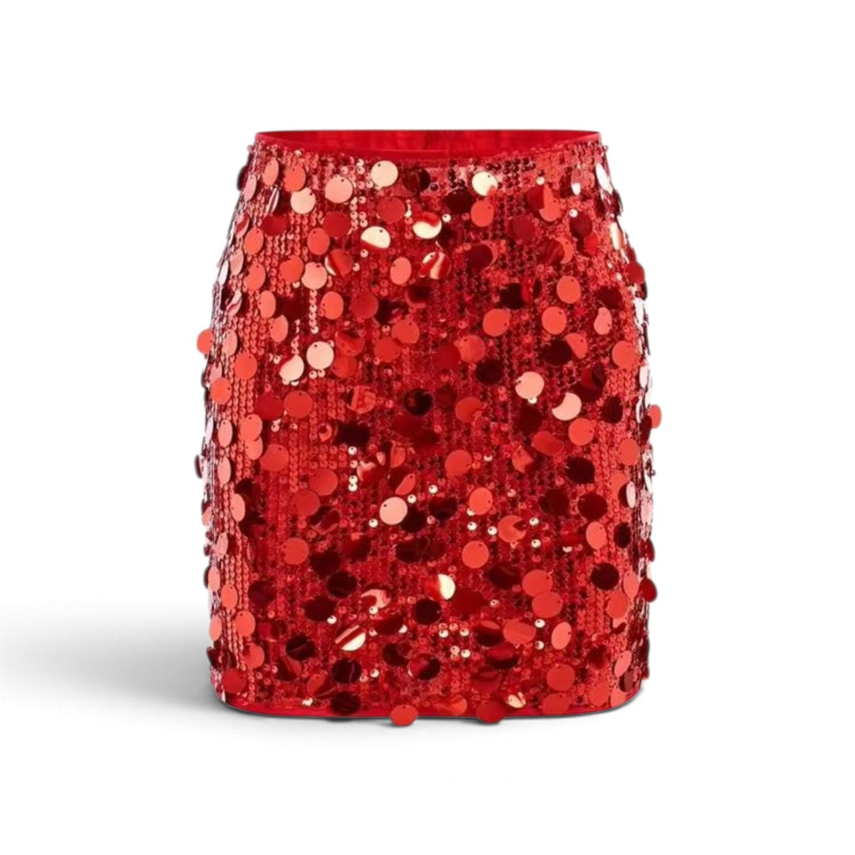 Red sequin girls skirt