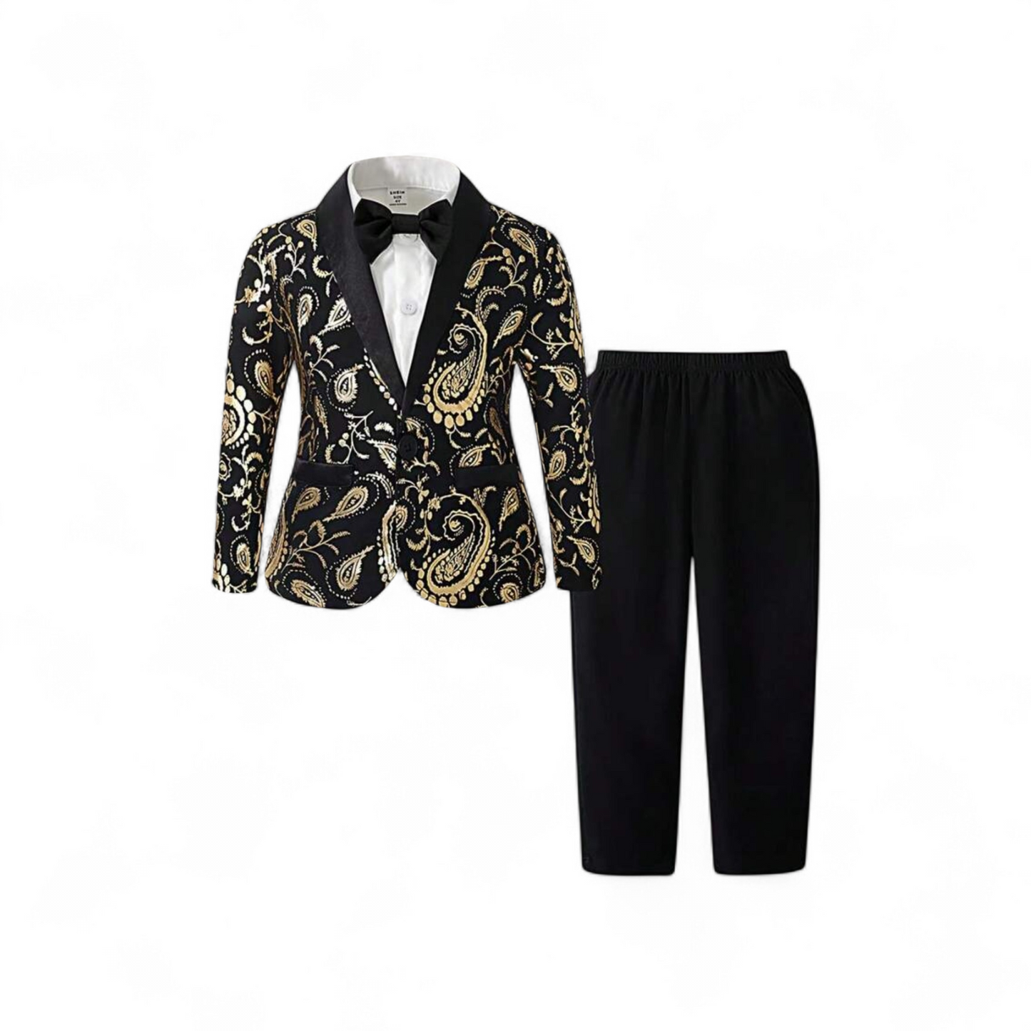 Gold & black boys formal set (shirt not included)