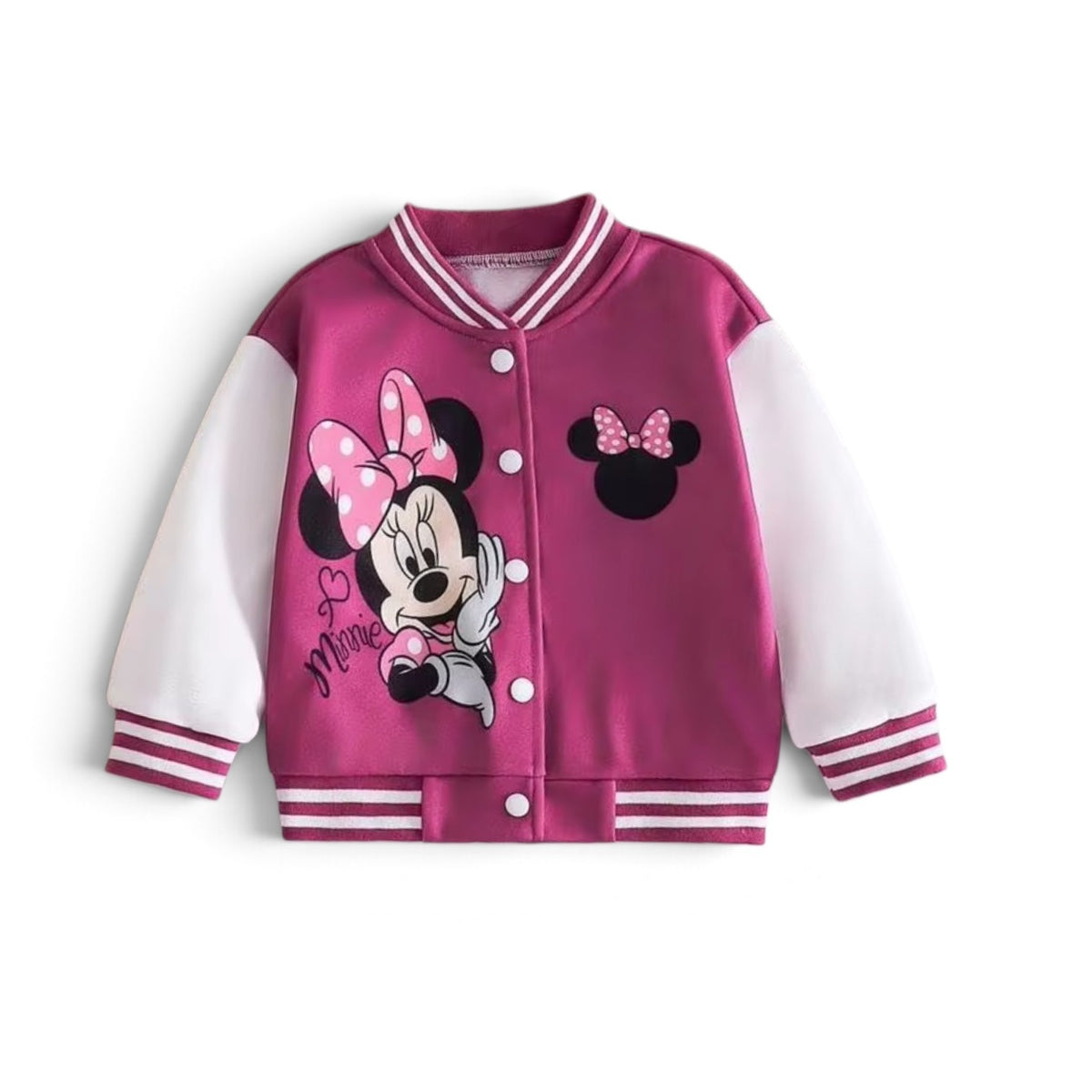 Pink Minnie mouse baby girls jacket 2k6
