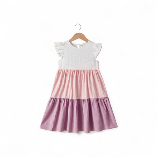 Multicolor girls spring dress