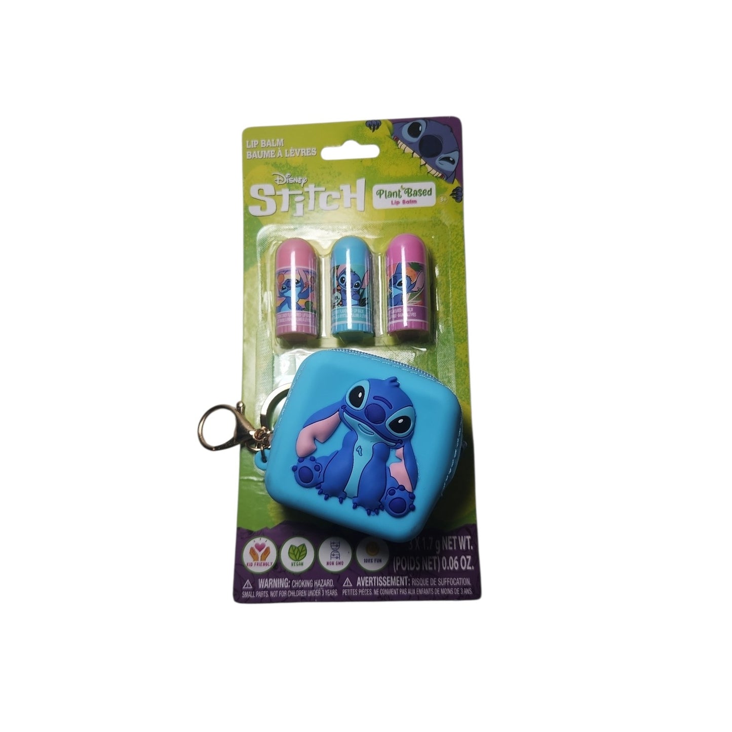 Stitch keyholder lip balm set
