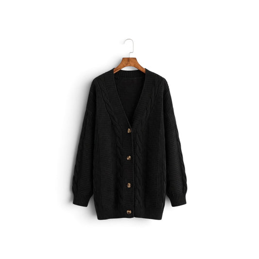 Girls button down black cardigan