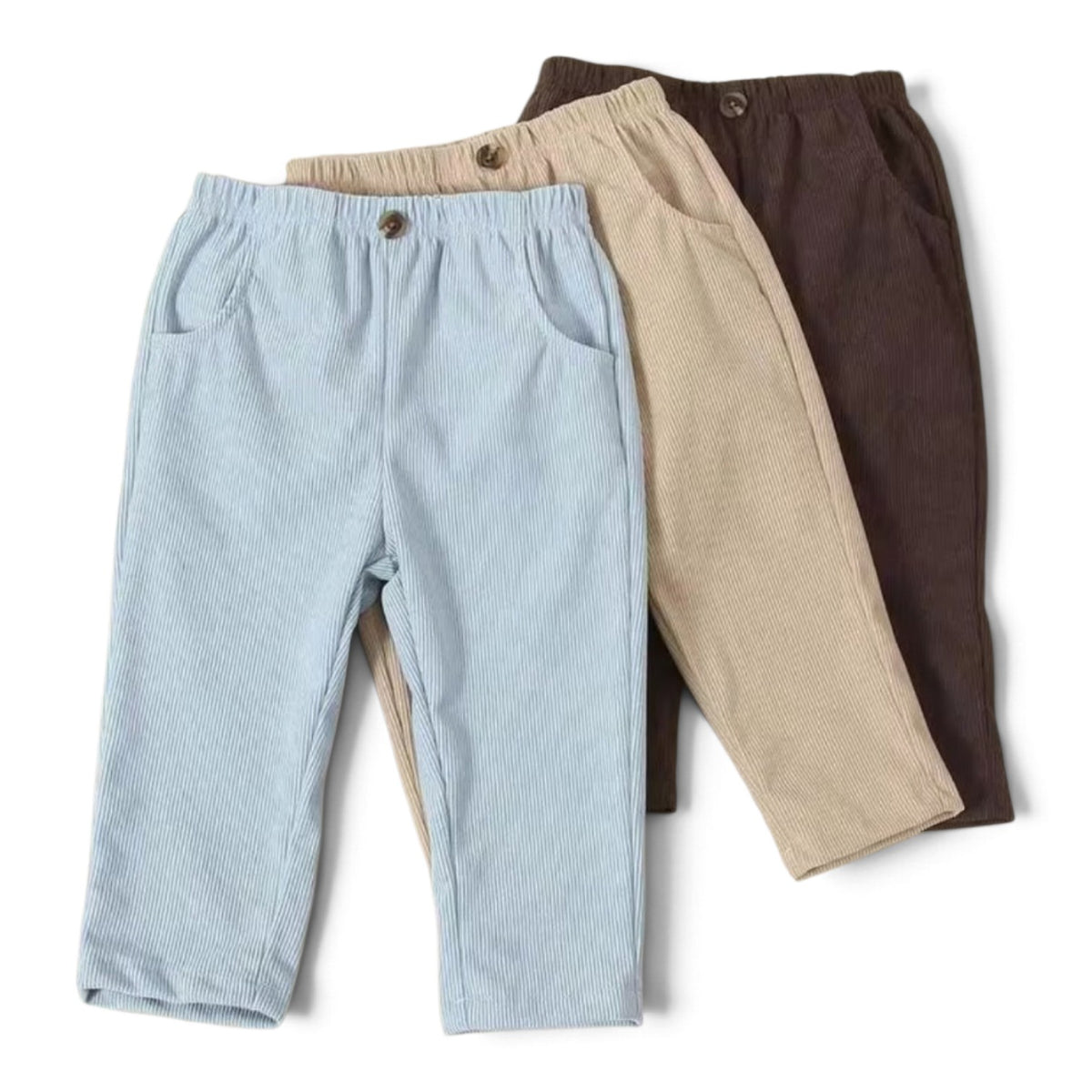 Corduroy baby boy long jeans pants