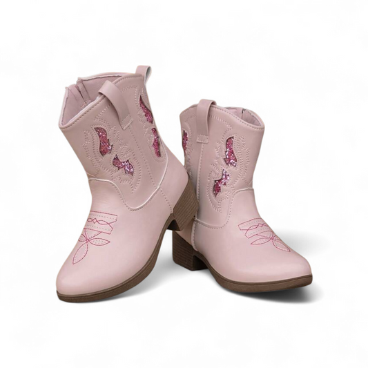 Light pink cowgirl boots