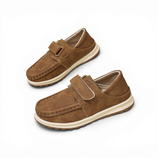 Boys brown loafer formal shoes 2k6