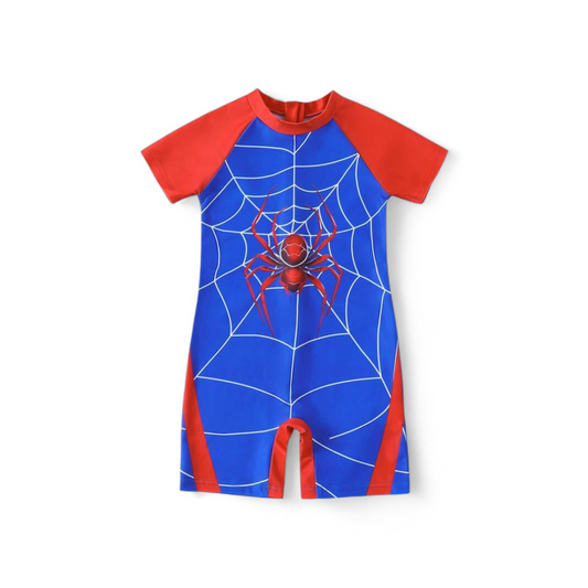 Spider man red & blue boys swimsuit