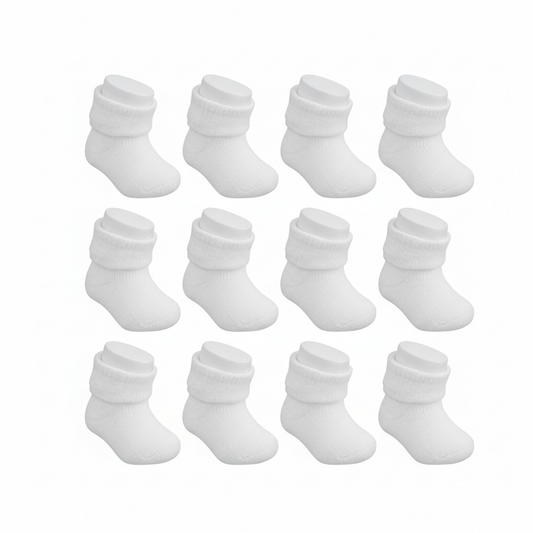 Baby white socks