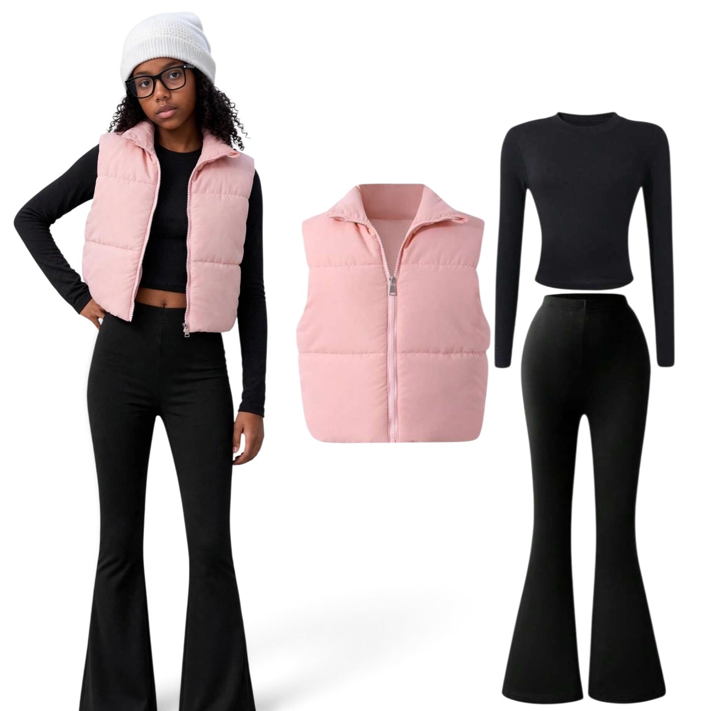 Pre teen sweater vest set