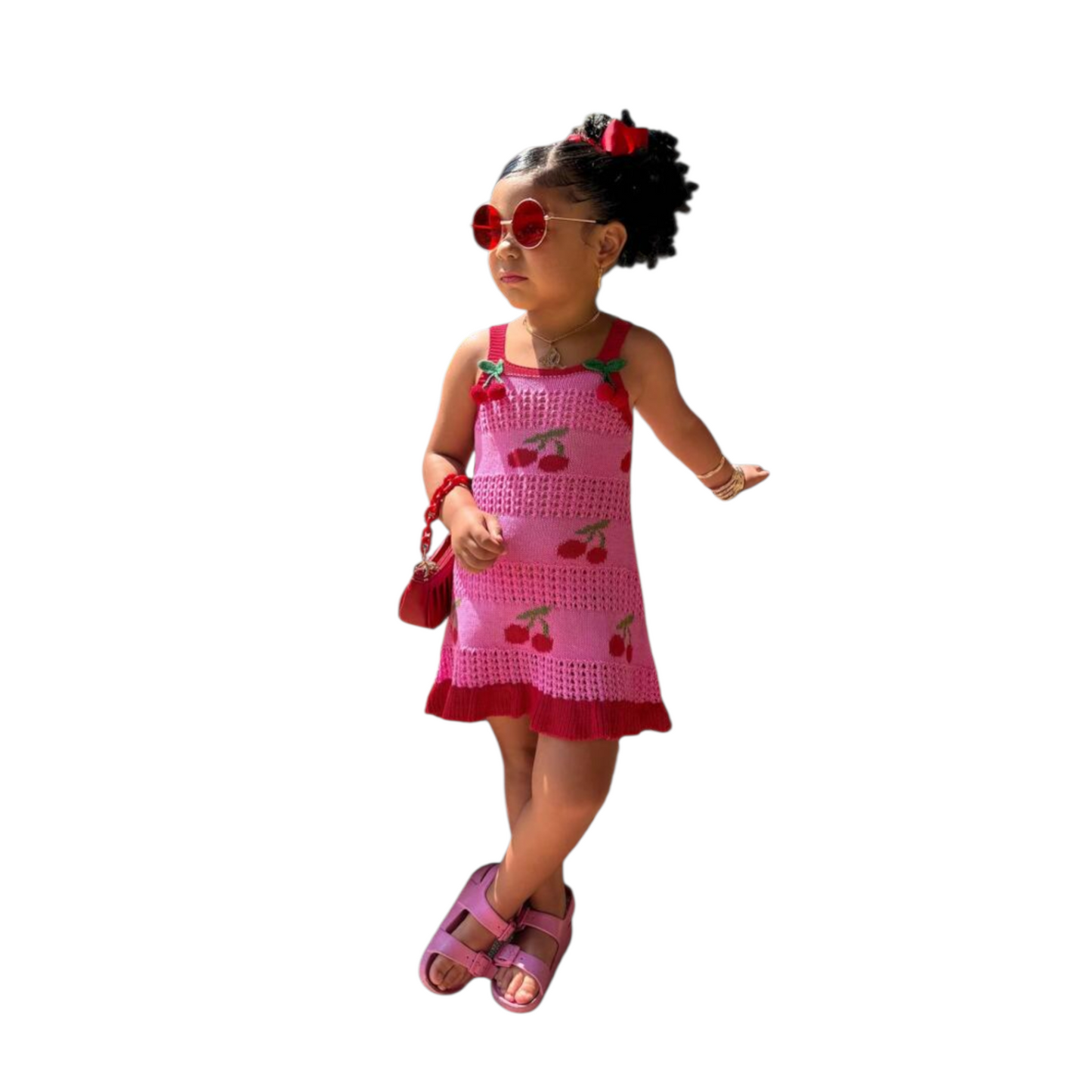 Cherry girls  beach dress
