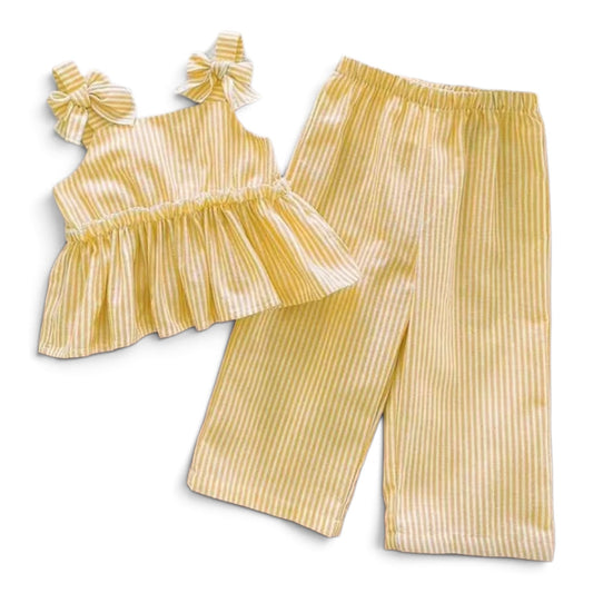Girls 2pcs yellow set