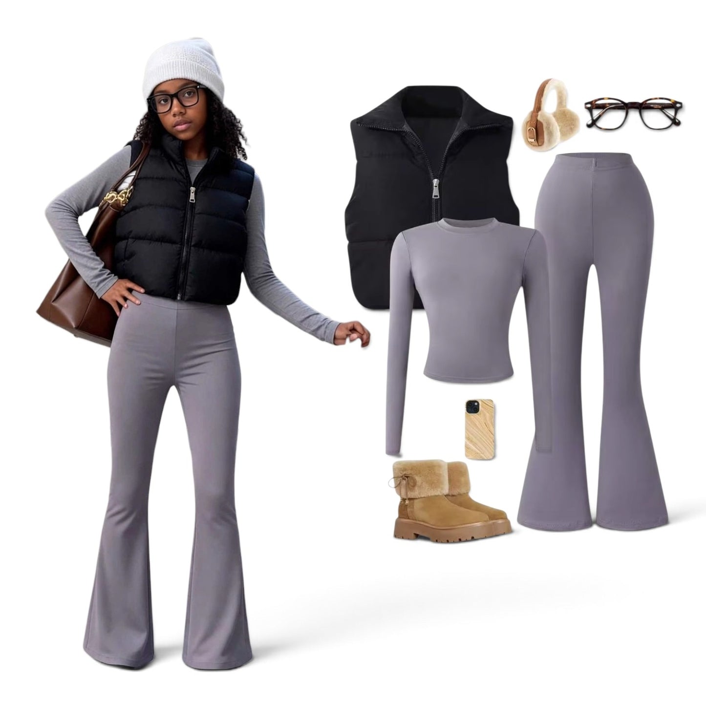 Pre teen sweater vest set