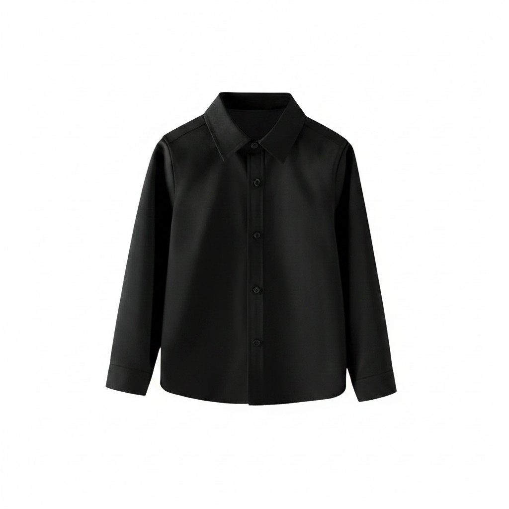 Long sleeve boy  black shirt 2k6