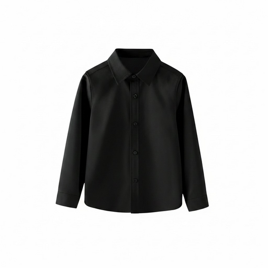 Long sleeve boy  black shirt 2k6