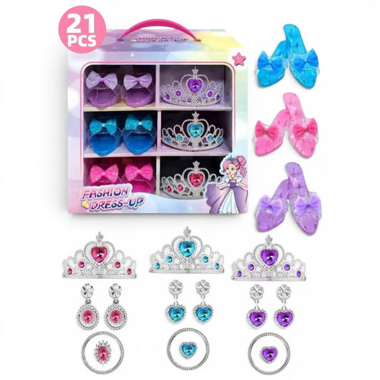 Princess dress up shoes set (21pcs)