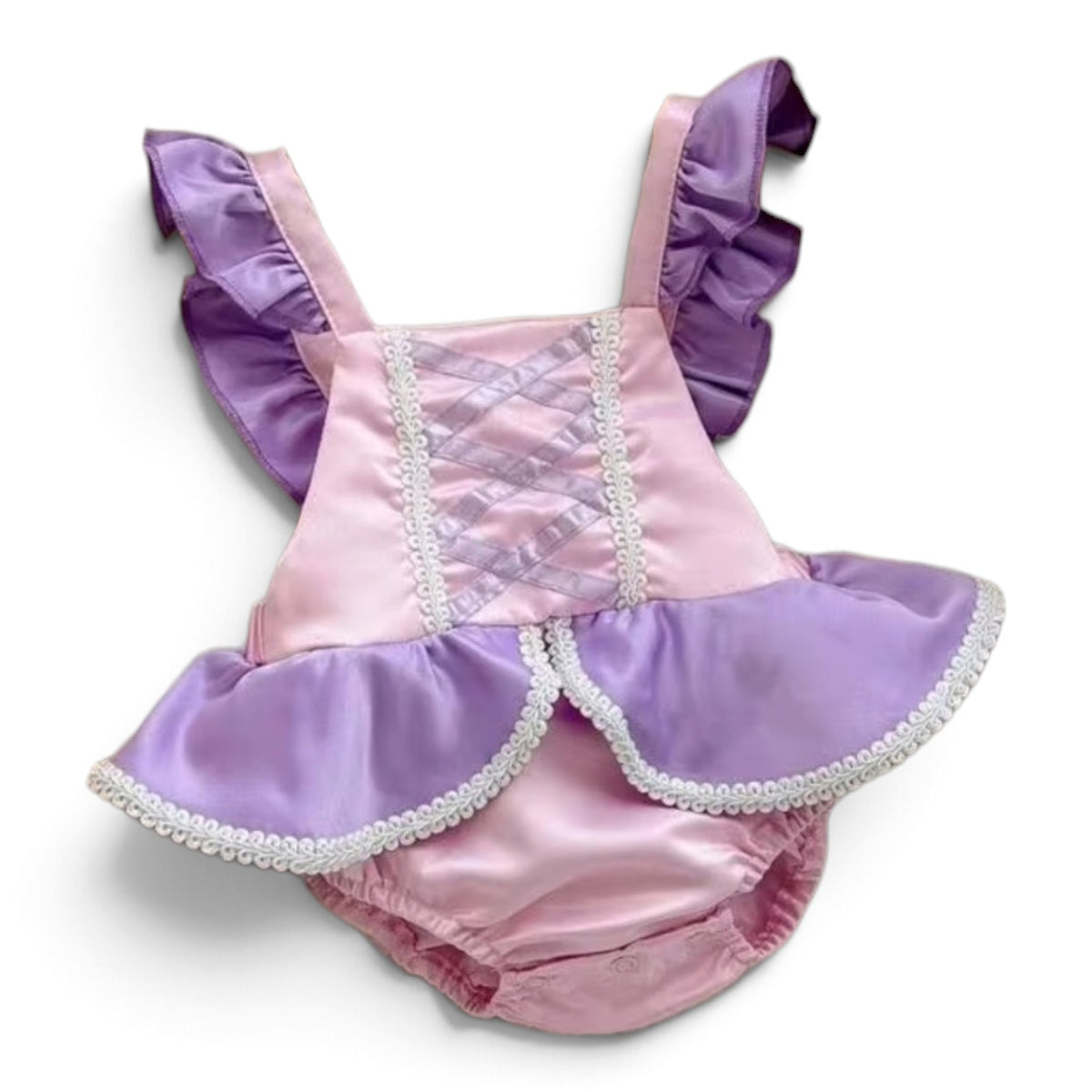 Rapunzel baby romper