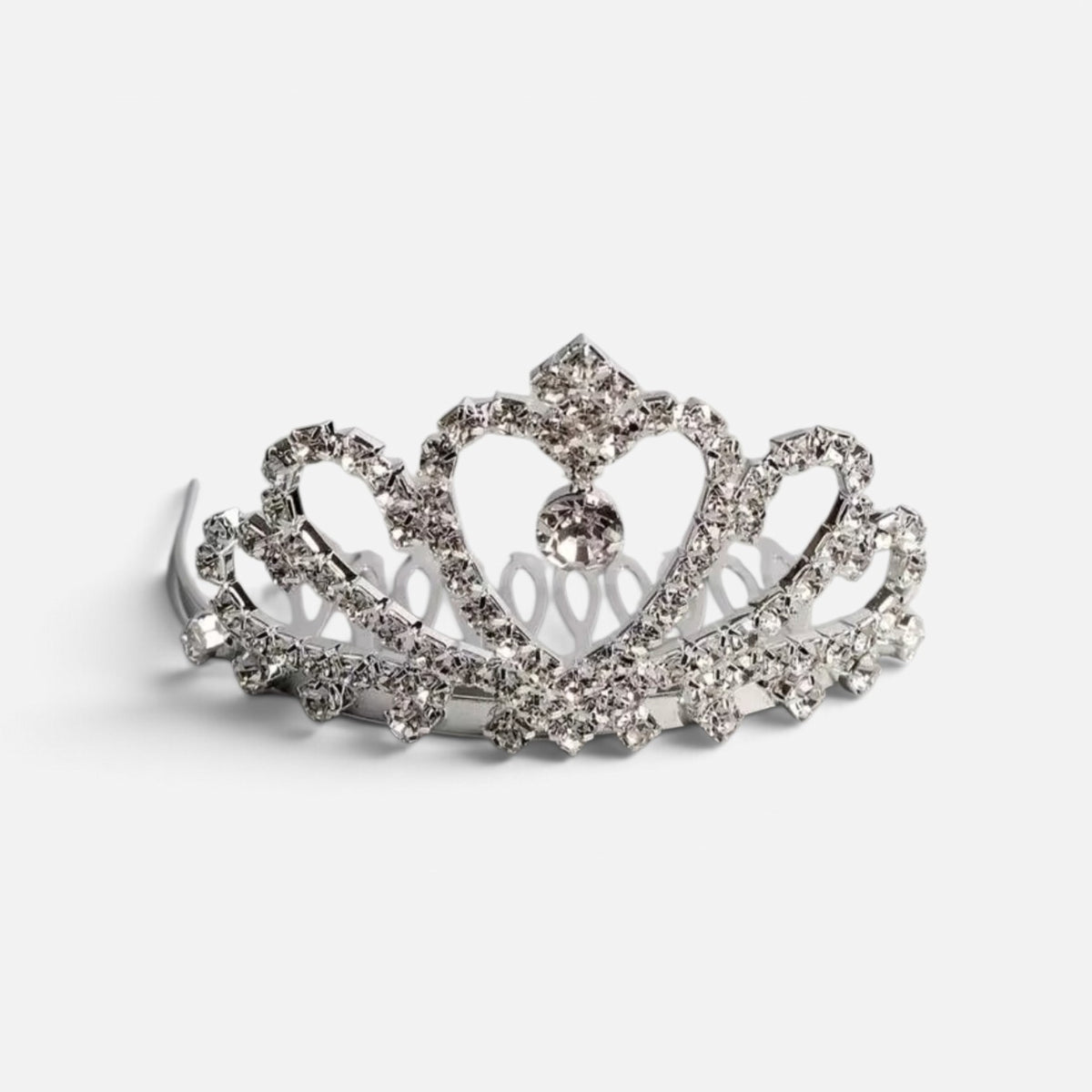 Silver princess tiara