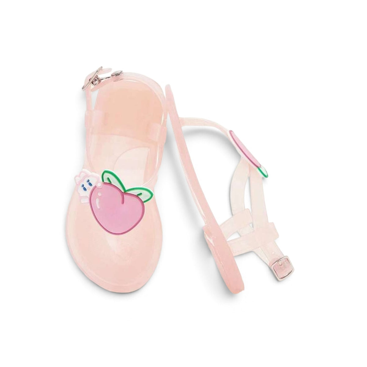 Pink peach girls jelly sandals 2k7