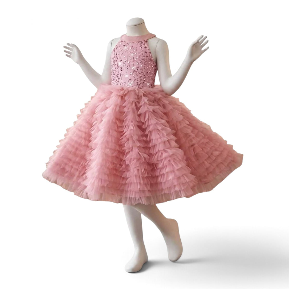 Girl princess style pink dress 2k6