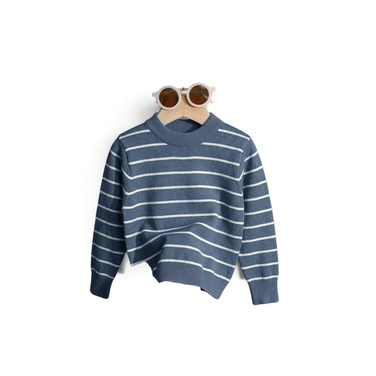 Boys blue & white stripe sweater
