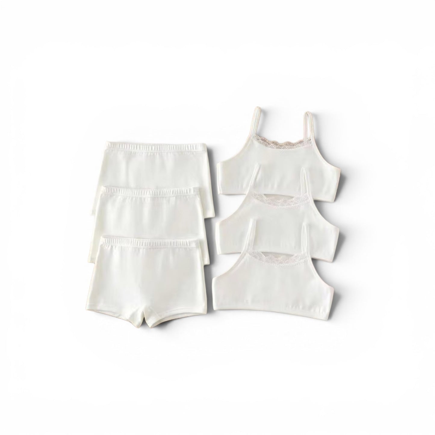 6pc girls beginners & shorts set