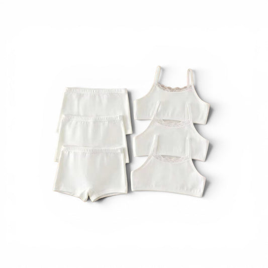 6pc girls beginners & shorts set