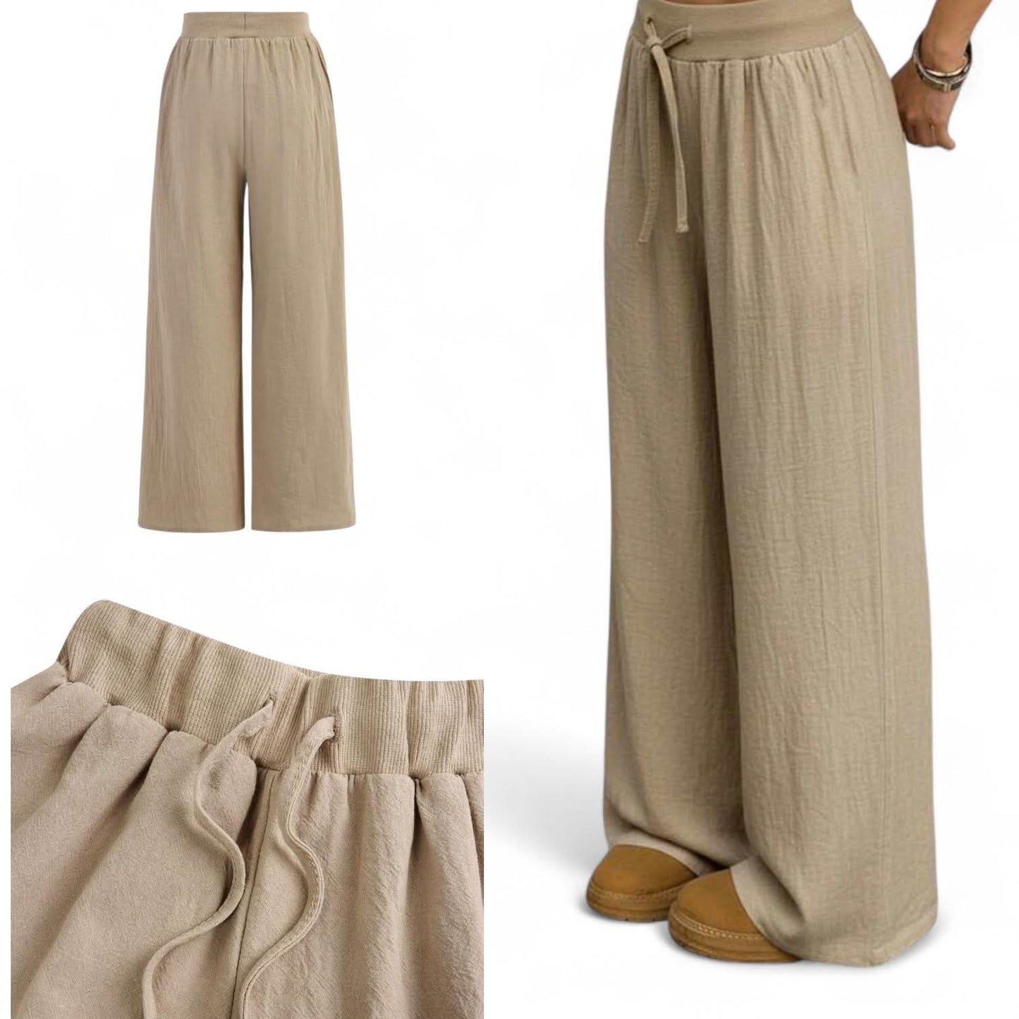 Girls brown beach long pants