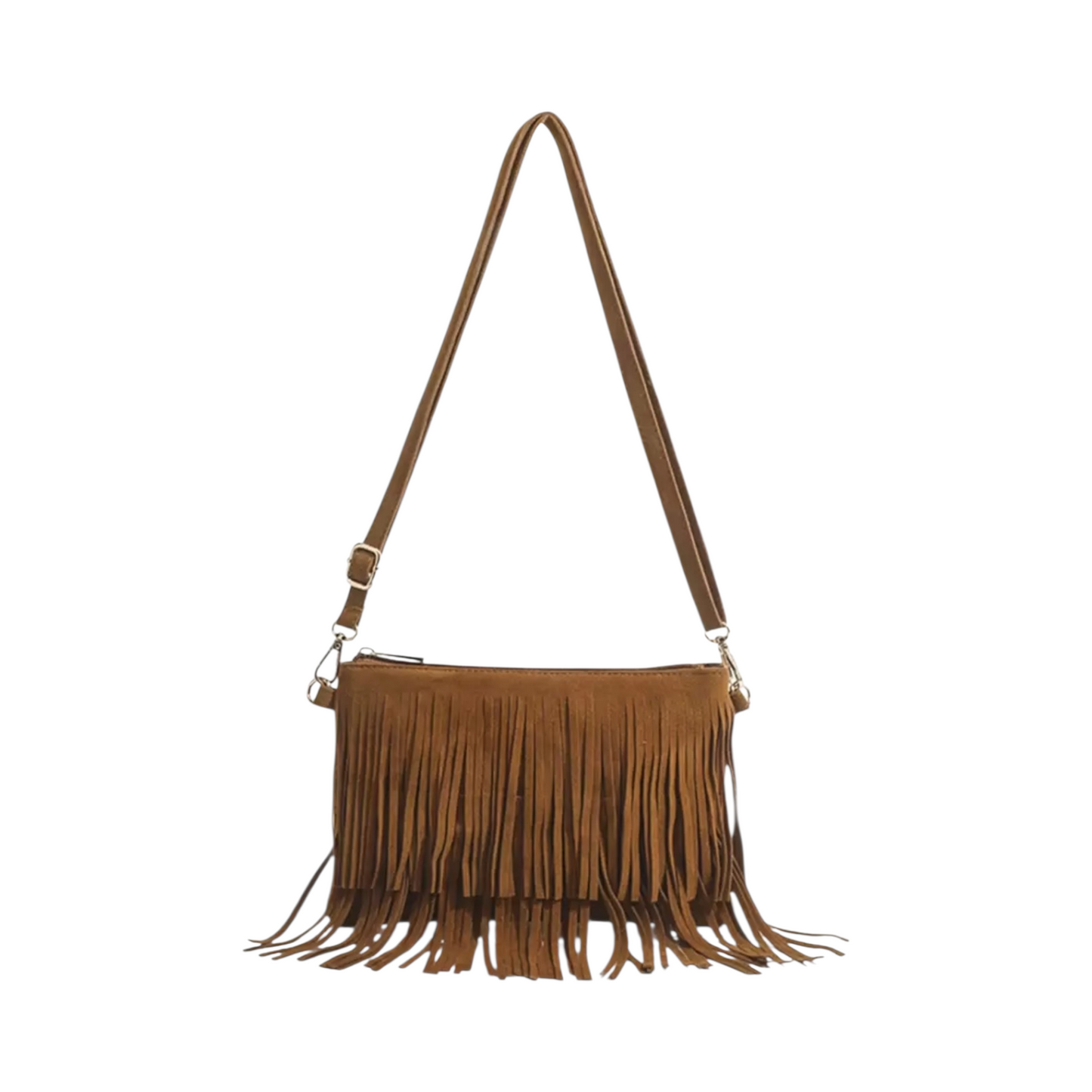 Brown tassel purse