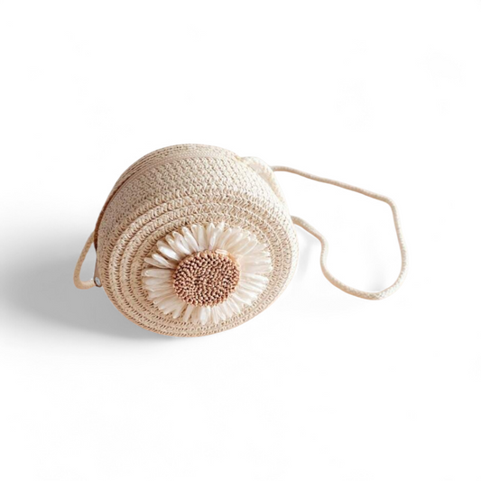 Sunflower girl purse